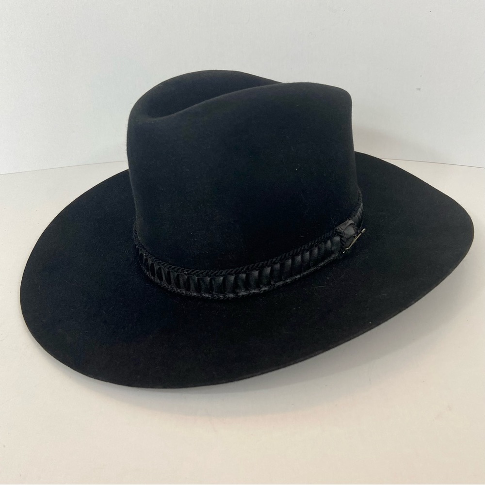 Stetson 4X Beaver Stampede Cowboy Hat Black size 6 3/4
